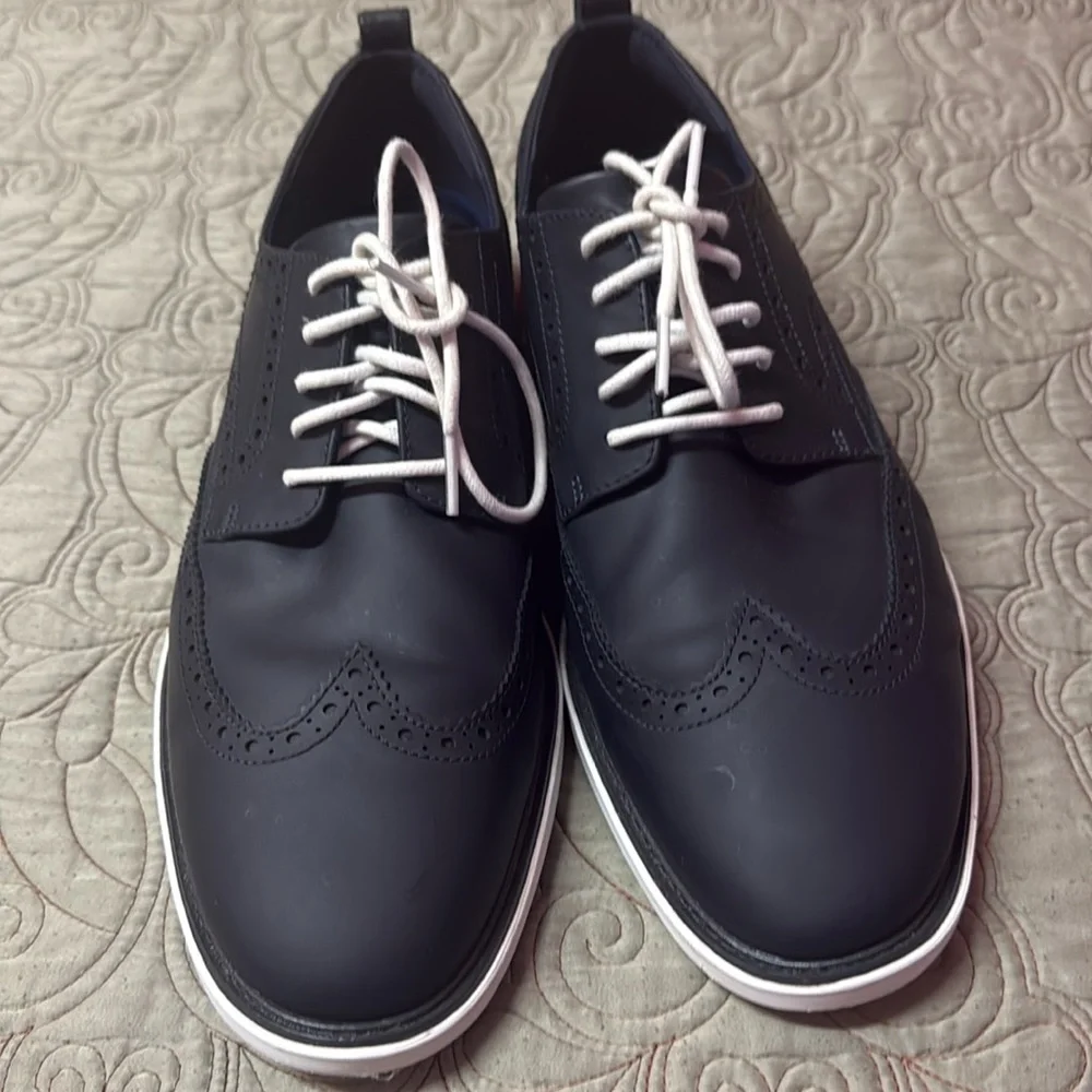 Men's Cole Haan Black and White Shoes
